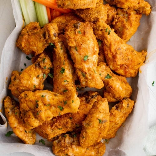 Crispy Baked Buffalo Wings - Easy Appetizers