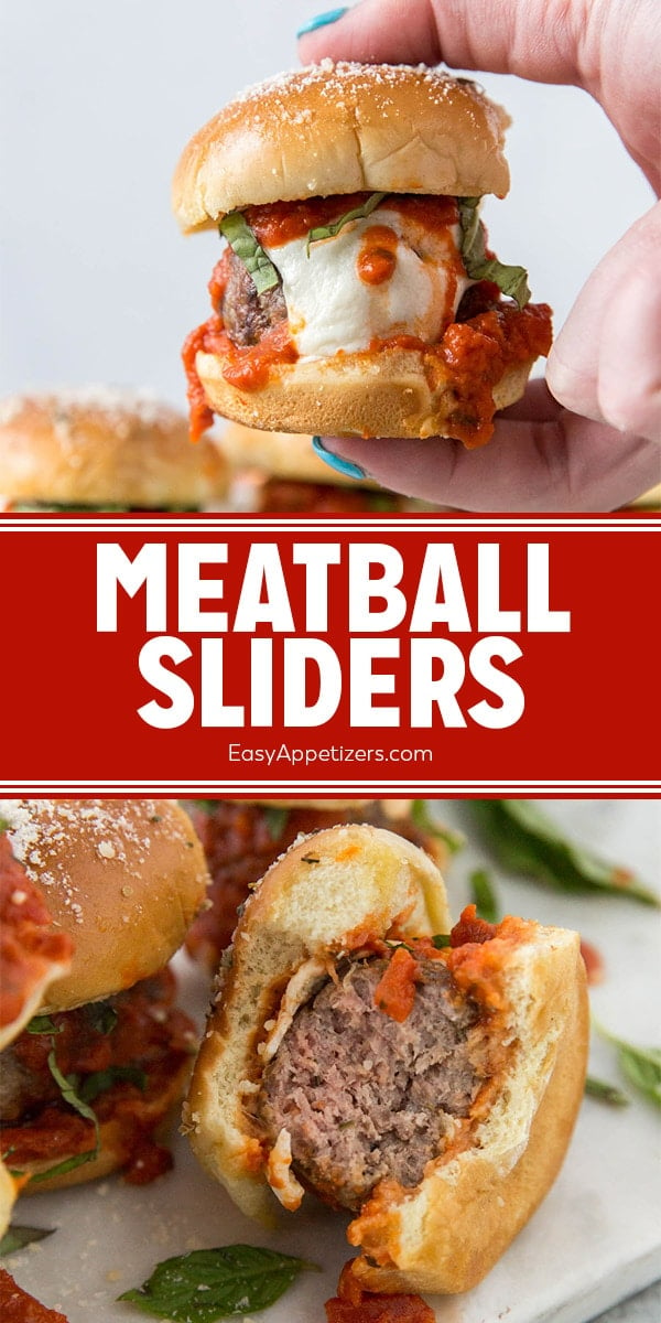 Italian Meatball Sliders - Easy Appetizers