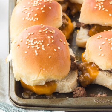 Cheeseburger Sliders - Easy Appetizers