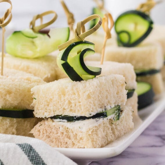 Cucumber Sandwiches - Easy Appetizers