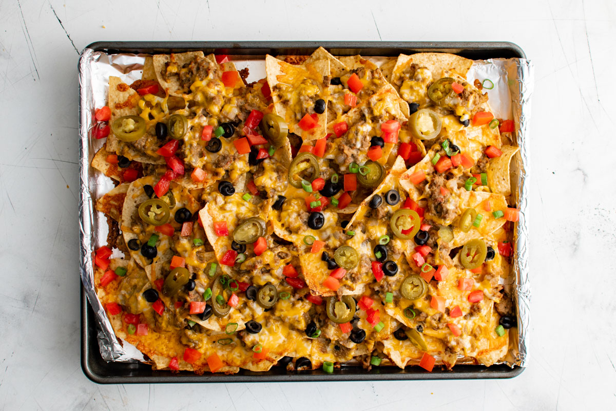 Quick and Easy Dinner Nachos Supreme Recipe