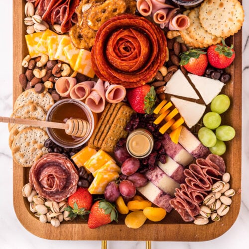 R N Charcuterie Board  Party food appetizers, Meat and cheese