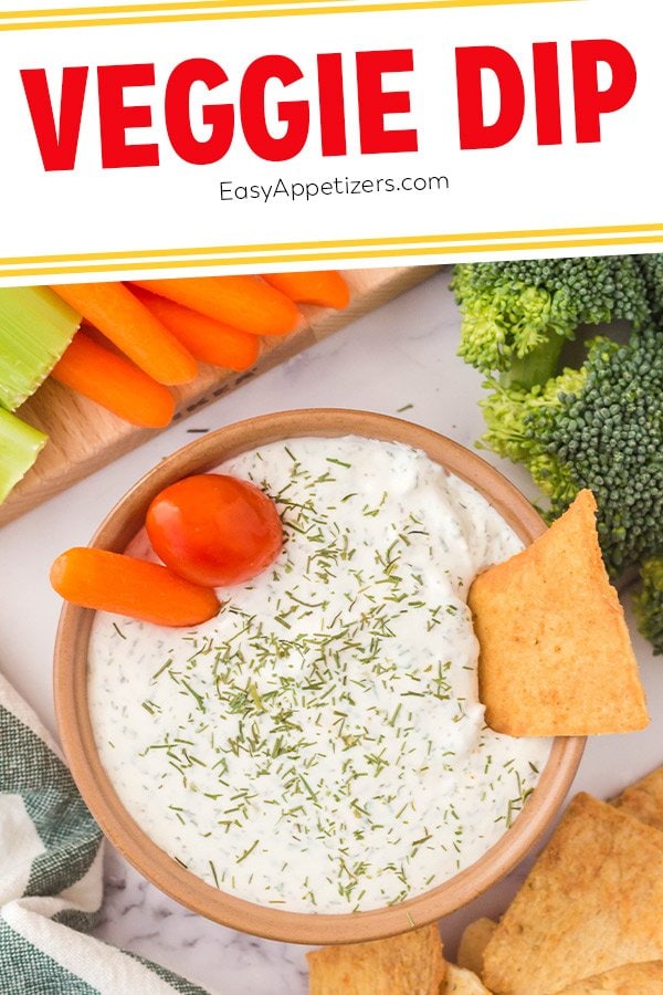 Creamy Veggie Dip Recipe - Easy Appetizers