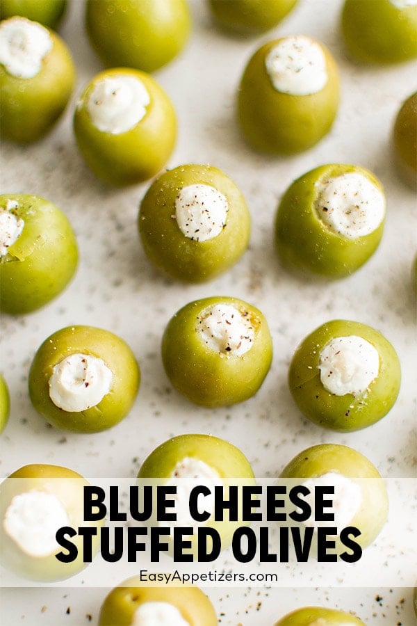 Easy Blue Cheese Stuffed Olives Easy Appetizers