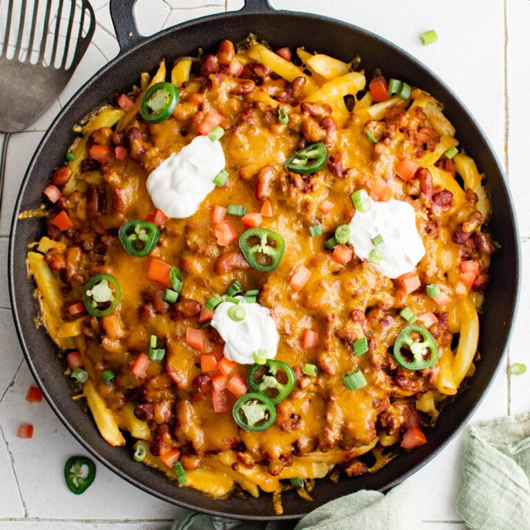 Loaded Chili Cheese Fries Easy Appetizers