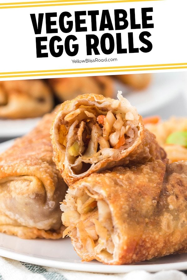 Vegetable Egg Rolls Recipe Easy Appetizers