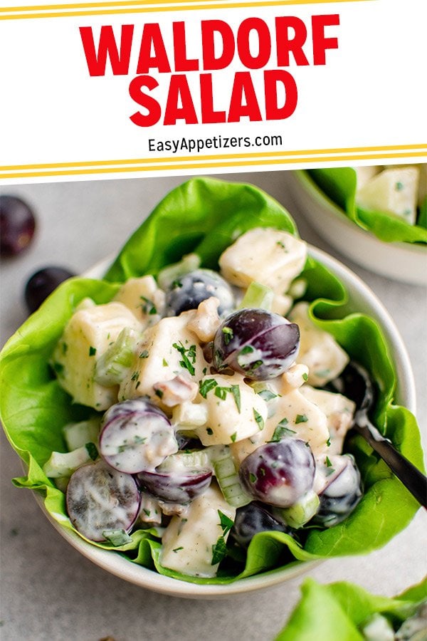 Easy Waldorf Salad Cups - Easy Appetizers